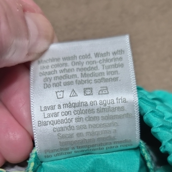 Teal and Gray Women's Athletic Shorts - Picture 7 of 8